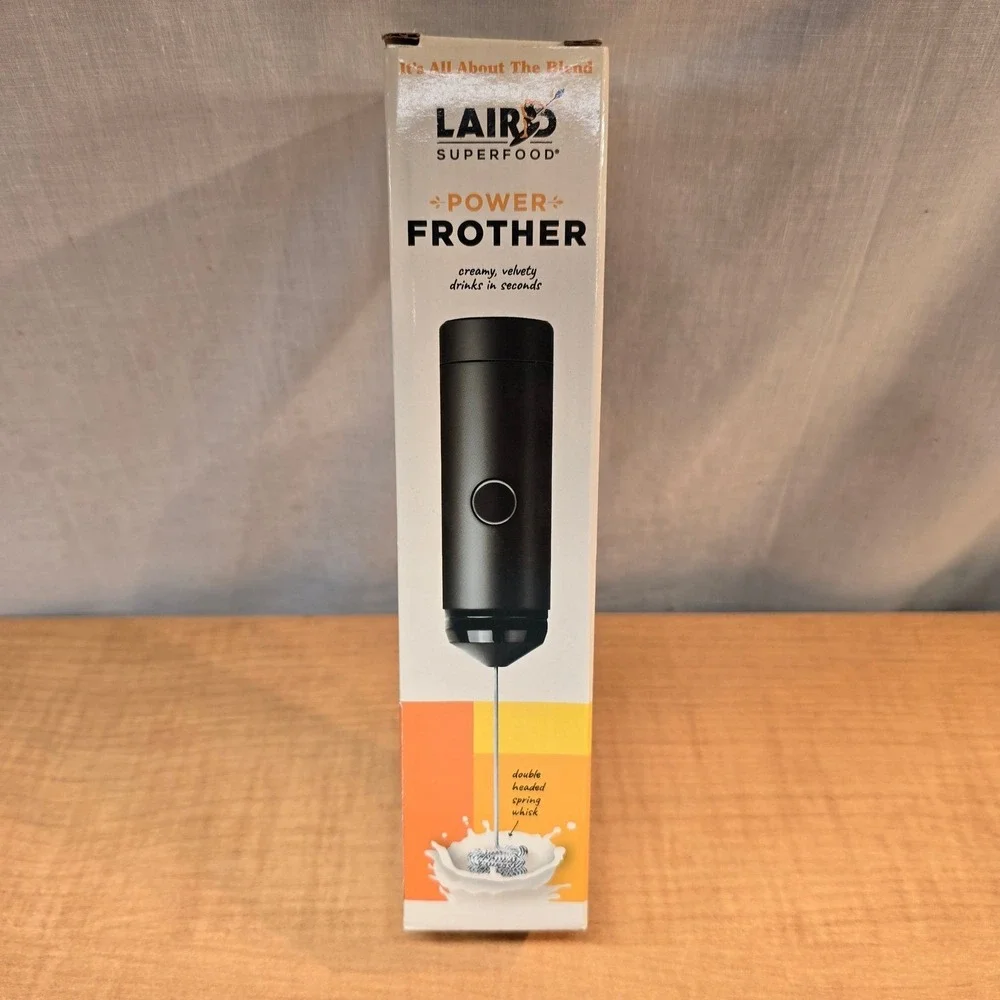 Laird‎ Superfood Power Frother Double Whisk Blender, 19,000 RPM Compact